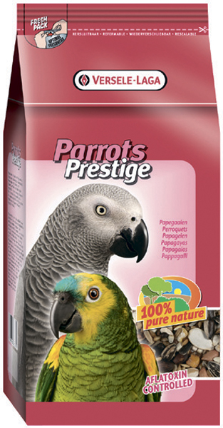 Prestige Parrots. Полнорационный корм для крупных попугаев, 1 кг. Versele-Laga (Верселе-Лага)
